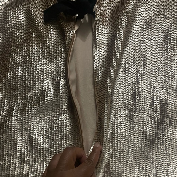 Jcrew collection sequin tops with  tow bows in the back - Picture 2 of 4